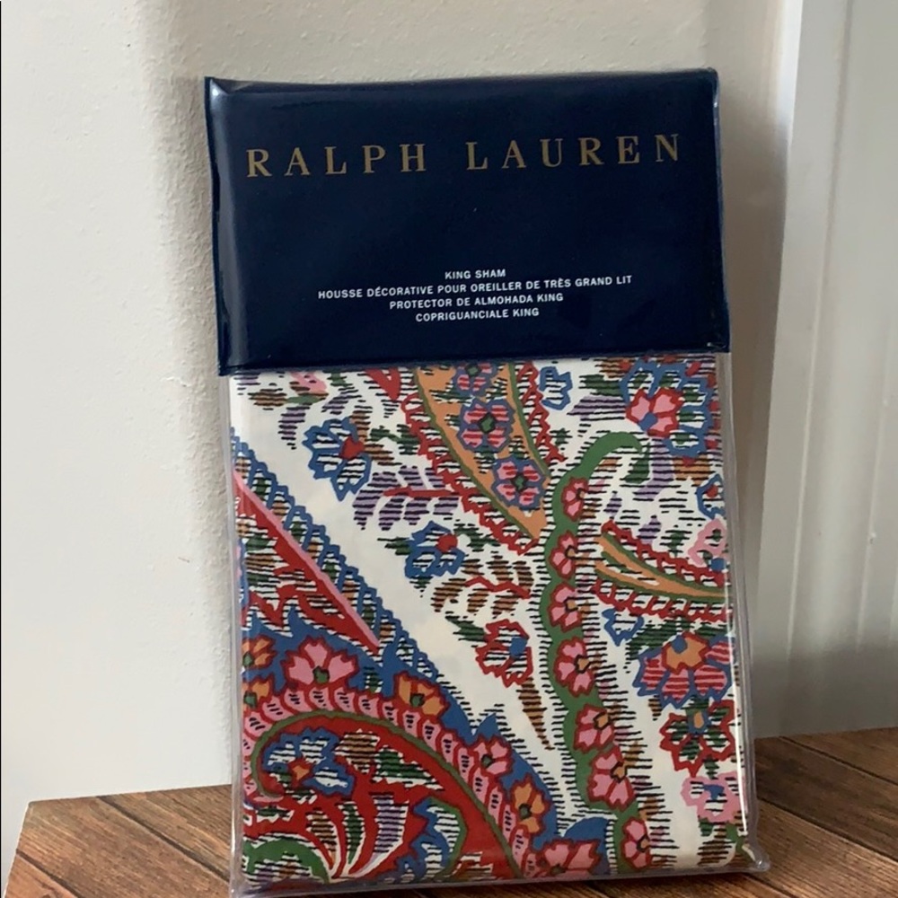 Ralph Lauren Pyne Paisley Norwich Road King Sham